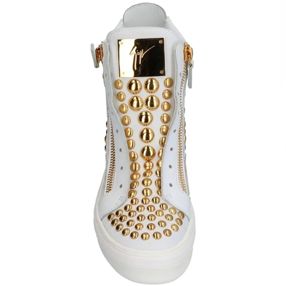 Giuseppe Zanotti studded leather high tops statement sneakers limited edition